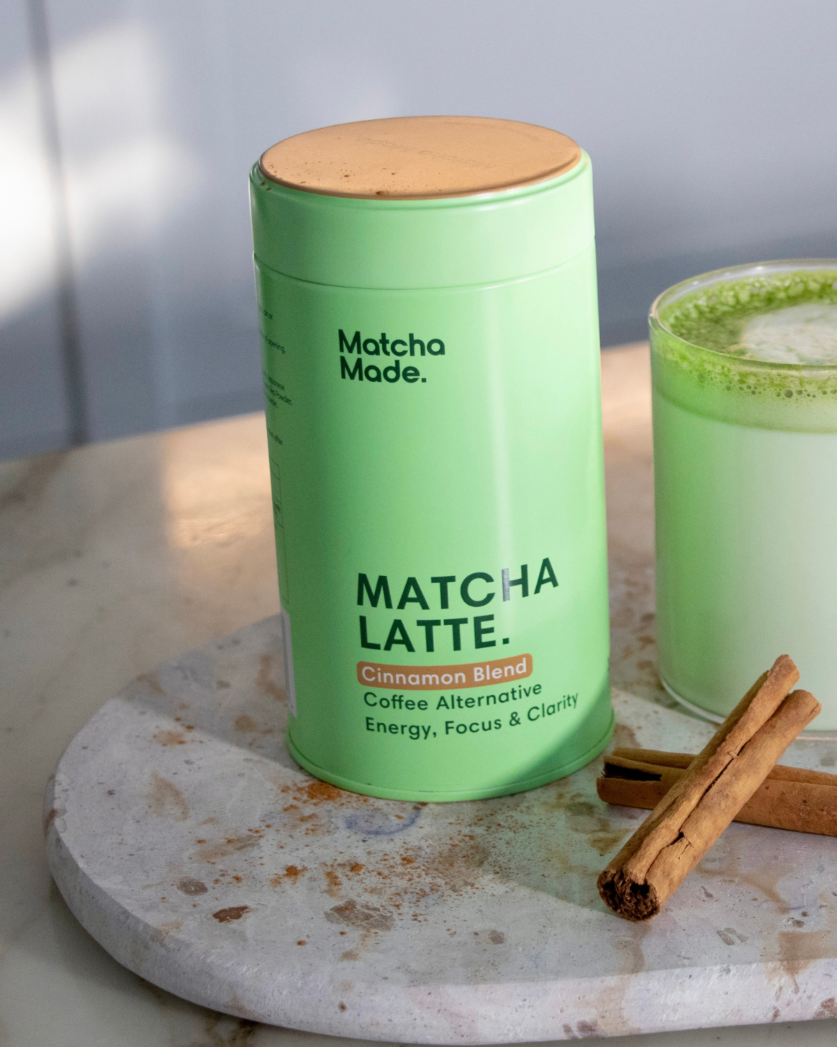 Cinnamon Matcha Latté