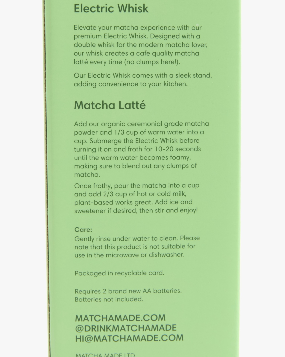 Modern Matcha Whisk